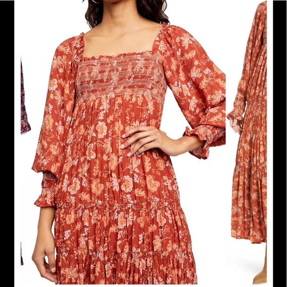 🔥NWT Free People Sweet Escape Long Sleeve Maxi - Picture 8 of 16